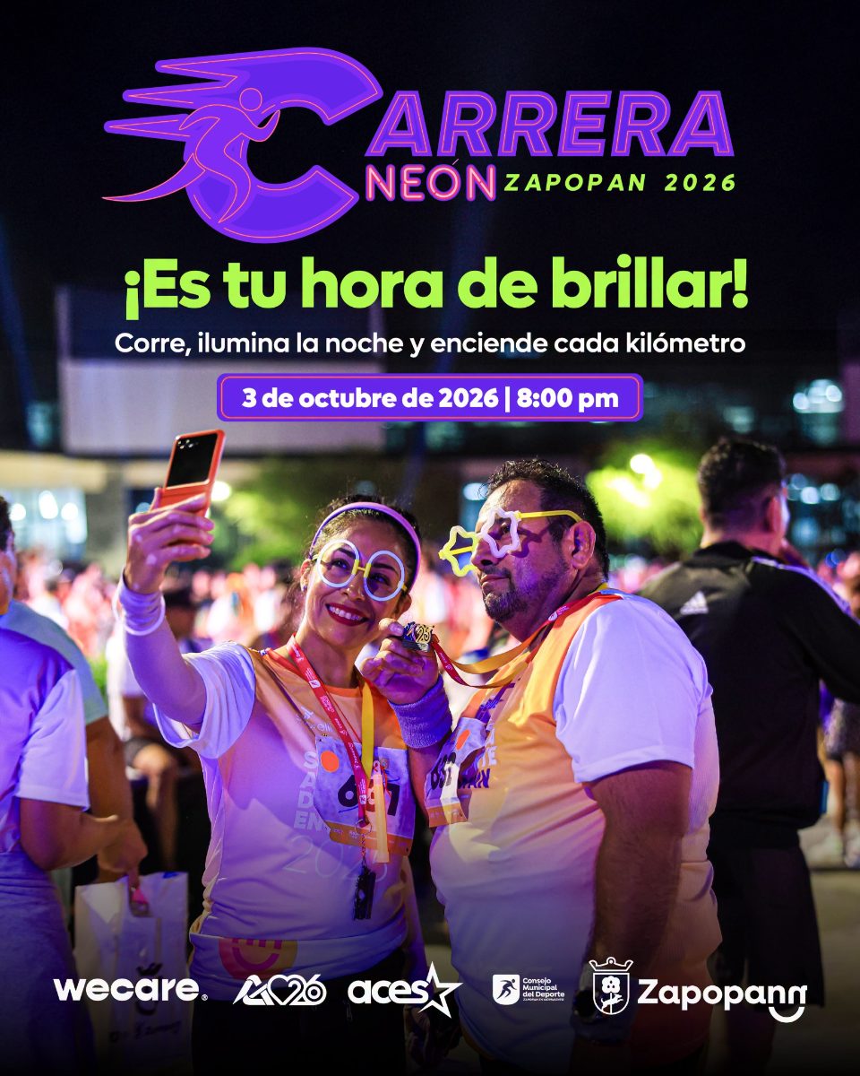 Carrera Neón 2026 (Serial Corramos Zapopan) — fotografía deportiva Zapopan, Jalisco